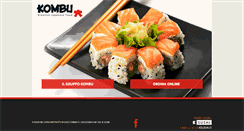 Desktop Screenshot of kombusushi.com