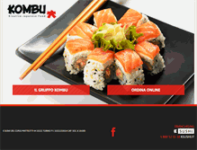 Tablet Screenshot of kombusushi.com